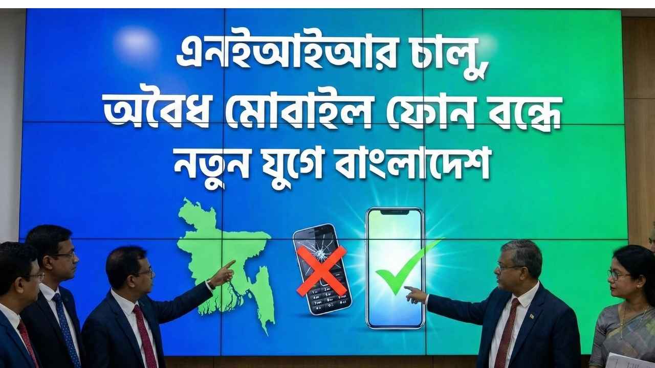এনইআইআর চালু, অবৈধ মোবাইল ফোন বন্ধে নতুন যুগে বাংলাদেশ