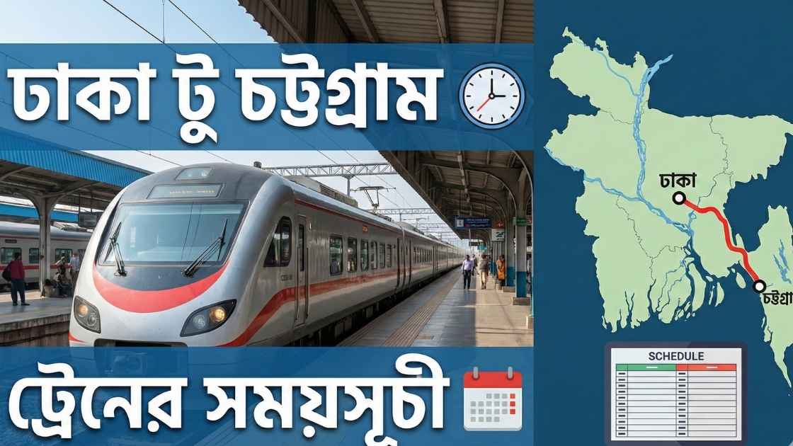 ঢাকা টু চট্টগ্রাম ট্রেনের সময়সূচী