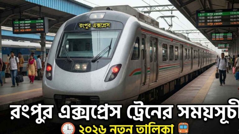 রংপুর এক্সপ্রেস ট্রেনের সময়সূচী