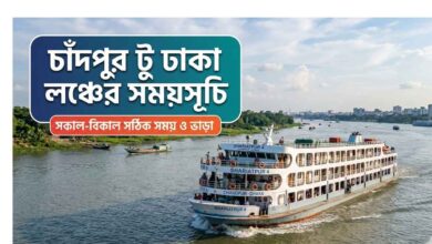 চাঁদপুর টু ঢাকা লঞ্চের সময়সূচি