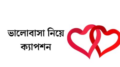 ভালোবাসা নিয়ে ক্যাপশন